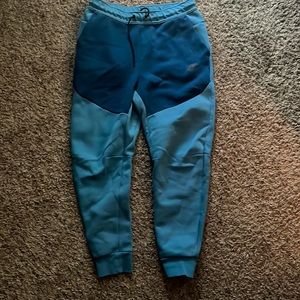 Blue nike tech fleece pants used